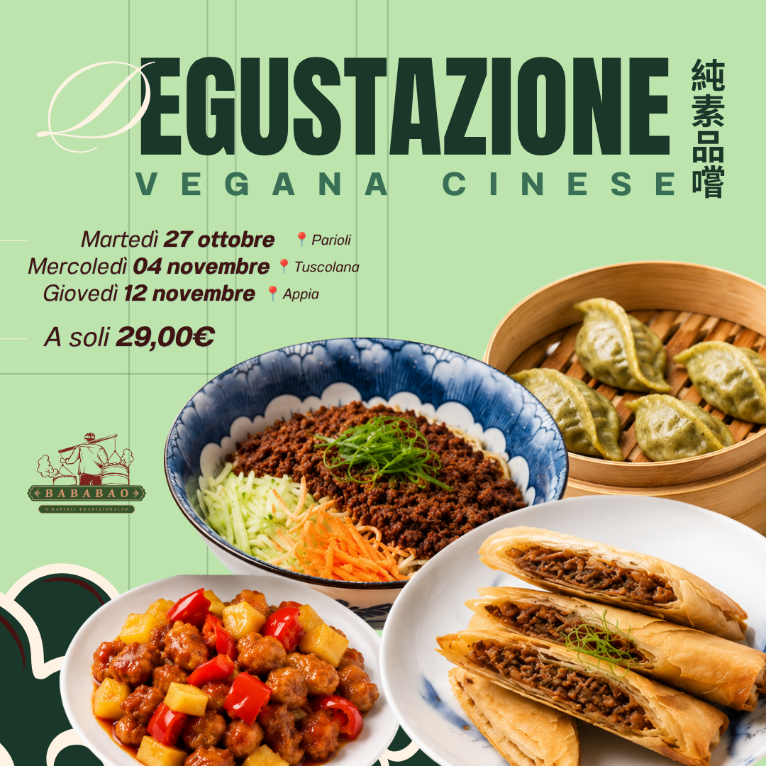 Degustazione cinese vegana